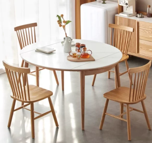 Santa Rosa Round Table (Sintered Stone Folding)