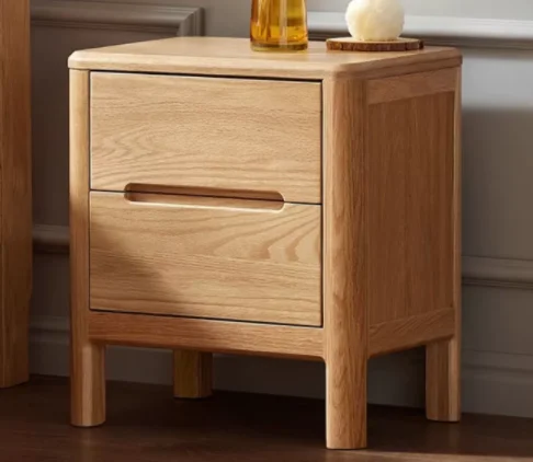 Norway Nightstand (Double Drawer)