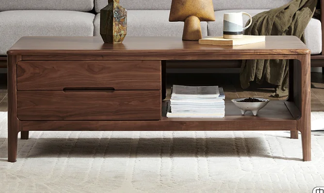 Jiamo Coffee Table (2 Drawer 1 Sliding Door)