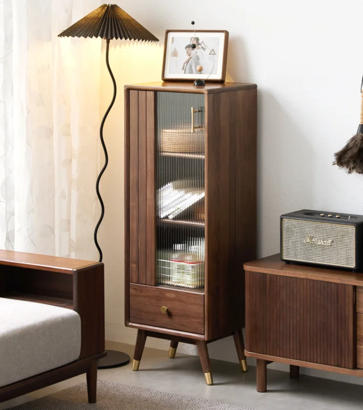 TV Side Cabinet with Door and Drawer