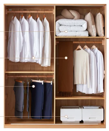 Berry Wardrobe(Sliding Door Model B)
