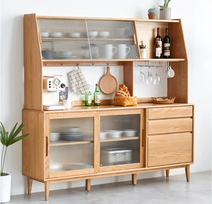 Berry Sideboard (Upper-Lower Section) — Solid Red Oak solid wood furniture by Jimeijia