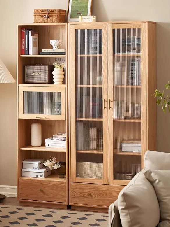Santa Rosa Bookcase (1 Drawer 1 Flip-door)
