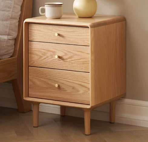 Hemu Nightstand (3-Drawer)
