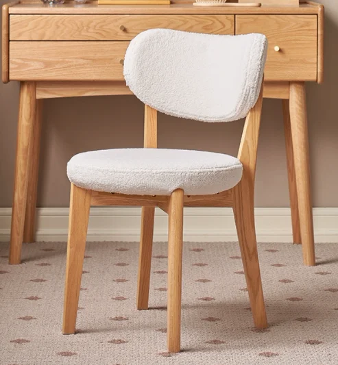 Hemu Vanity Stool (Round Curved Back)