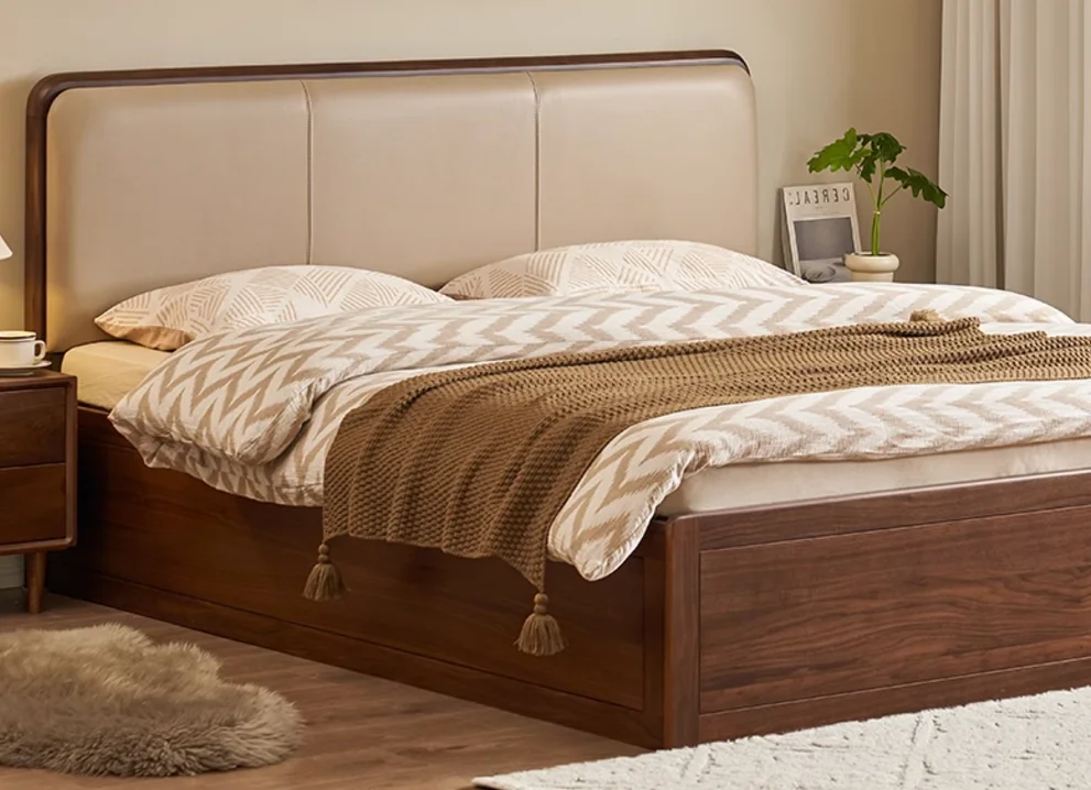 Upholstered High Box Bed