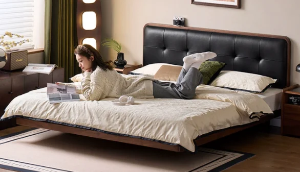 Floating Upholstered Bed (M101P)