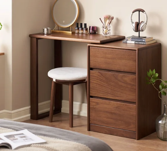 3-Drawer Dresser with L-Desk