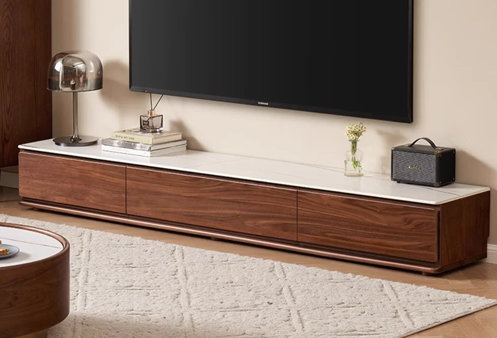 TV Stand with Stone Top