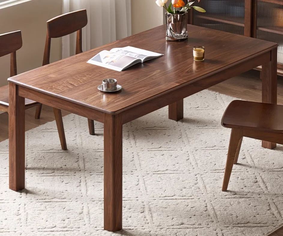 Slab Dining Table with Chunky Legs