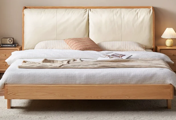 Hemu Bed(Folded-Ear Upholstered)