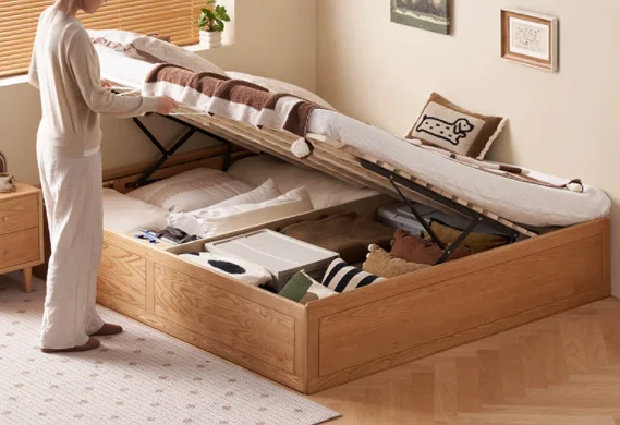 Hemu Bed(Side-Open Tatami High)