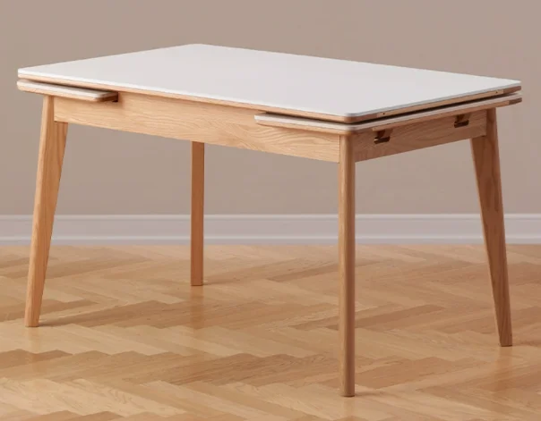 Hemu Dining Table (Double-Side Extendable)