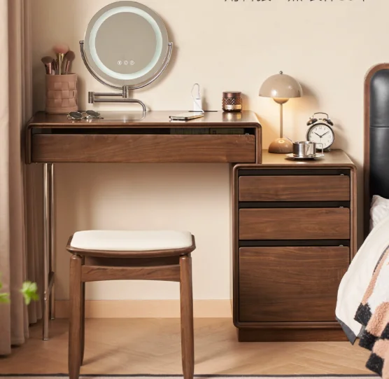 Vanity Desk with Base Cabinet