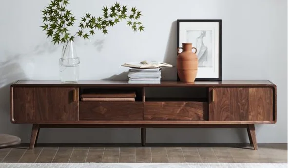 TV Stand with 2 Drawers and 2 Doors