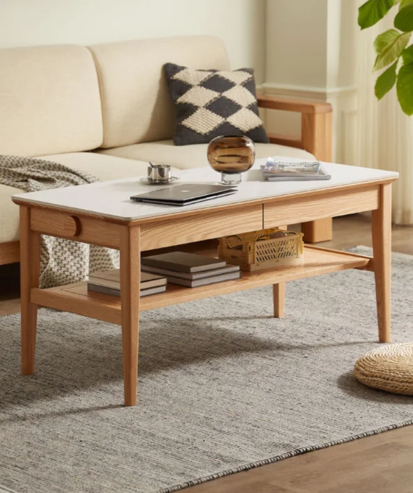 Hemu Coffee Table(2-Drawer)