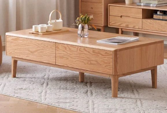 Hemu Coffee Table(4-Drawer)