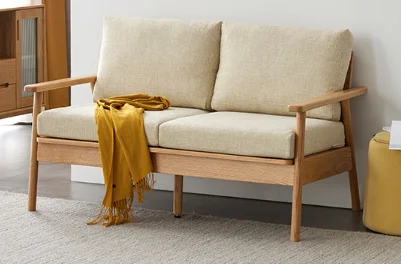 Seattle B Sofa with Cushion - Beige