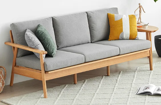 Seattle B Sofa with Cushion - Grey