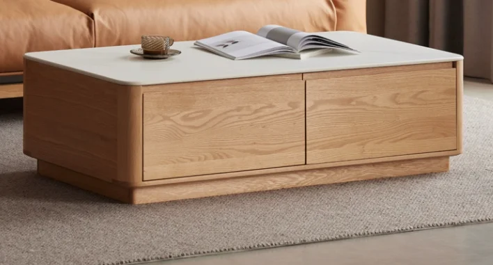 Wende Coffee Table(4-Drawer)